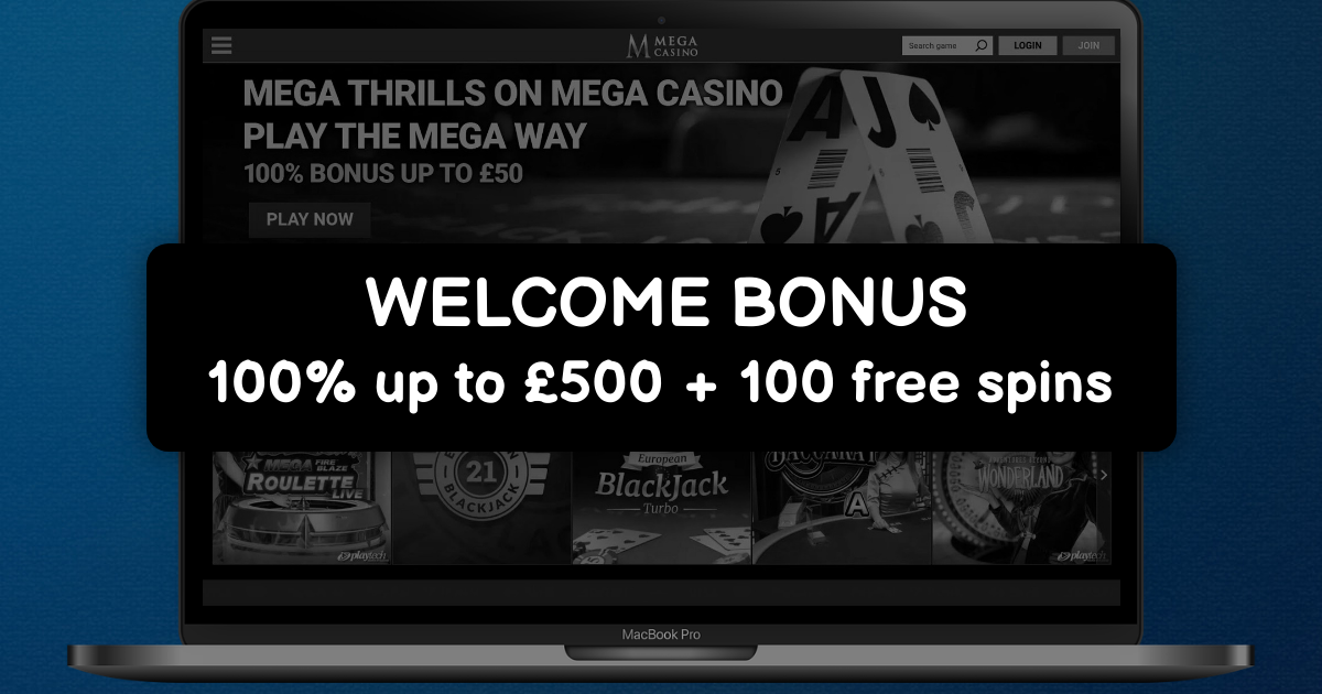 Mega Casino banner